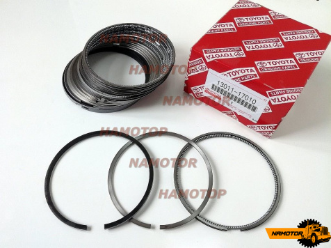 Кольца поршневые TOYOTA 1HD-T, 1HD-FT, 1HZ 13011-17010, 13011-17011, 13011-17020, 13011-17030, HDJ81, HZJ81 Цена за комплект на ДВС, ORIGINAL